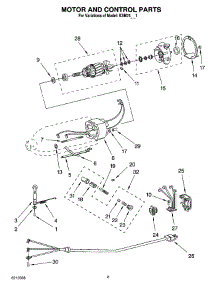 04 - Motor And Control Parts, Optional Parts parts for Kitchenaid Mixer KSM75WH1 from AppliancePartsPros.com