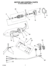 04 - Motor And Control Parts, Optional Parts parts for Whirlpool Mixer 5K45SSWH4 from AppliancePartsPros.com
