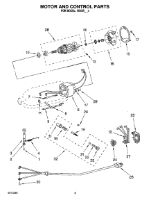 04 - Motor And Control Parts, Optional Parts parts for Whirlpool Mixer 5K5SSWH4 from AppliancePartsPros.com