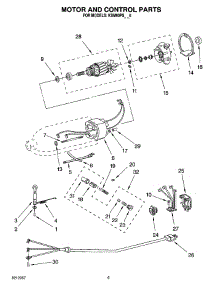 03 - Motor And Control Parts parts for Kitchenaid Mixer KSM90PSMY0 from AppliancePartsPros.com