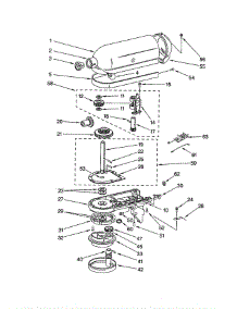 Case, Gearing And Planetary Unit parts for Kitchenaid Mixer KSM110 from AppliancePartsPros.com