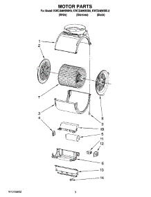 02 - Motor Parts parts for Kitchenaid Hood KWCU465SBL0 from AppliancePartsPros.com