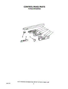 04 - Section parts for Kitchenaid Hood KWVU205YBA0 from AppliancePartsPros.com