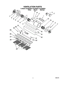 02 - Section parts for Kitchenaid Hood KICU265HBT0 from AppliancePartsPros.com