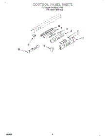 03 - Section parts for Kitchenaid Hood KWVU205YBA1 from AppliancePartsPros.com