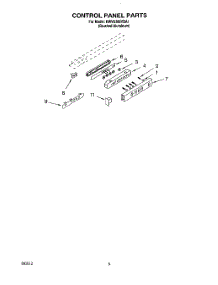 03 - Section parts for Kitchenaid Hood KWVU265YBA1 from AppliancePartsPros.com