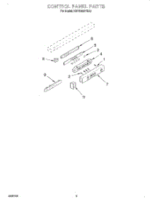 03 - Section parts for Kitchenaid Hood KWVU265YBA0 from AppliancePartsPros.com