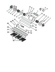 Ventilation parts for Kitchenaid Range Hood KICU265HAL0 from AppliancePartsPros.com