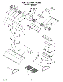 02 - Ventilation Parts parts for Kitchenaid Hood KWCU300LSS1 from AppliancePartsPros.com