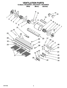 02 - Ventilation Parts parts for Kitchenaid Hood KWCU265HBT1 from AppliancePartsPros.com