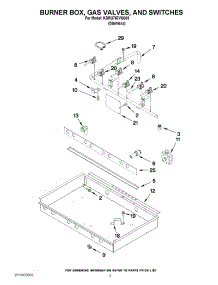 02 - Burner Box, Gas Valves, And Switches parts for Kitchenaid Range KDRU767VSS03 from AppliancePartsPros.com
