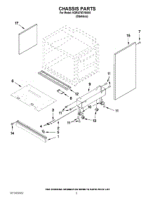03 - Chassis Parts parts for Kitchenaid Range KDRU767VSS03 from AppliancePartsPros.com
