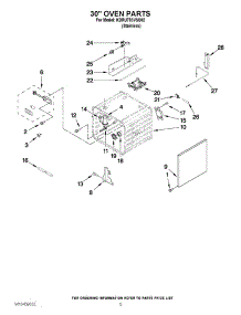 03 - 30`` Oven Parts parts for Kitchenaid Range KDRU783VSS02 from AppliancePartsPros.com