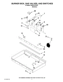02 - Burner Box, Gas Valves, And Switches parts for Kitchenaid Range KDRU767VSS01 from AppliancePartsPros.com