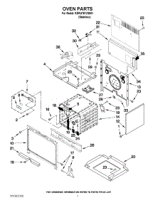 05 - Oven Parts parts for Kitchenaid Range KDRU767VSS01 from AppliancePartsPros.com