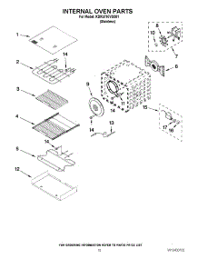 07 - Internal Oven Parts parts for Kitchenaid Range KDRU707VSS01 from AppliancePartsPros.com