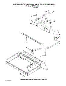 02 - Burner Box, Gas Valves, And Switches parts for Kitchenaid Range KDRU707VSS00 from AppliancePartsPros.com