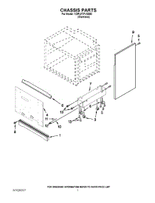 04 - Chassis Parts parts for Kitchenaid Range KDRU707VSS00 from AppliancePartsPros.com