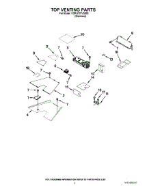 05 - Top Venting Parts parts for Kitchenaid Range KDRU707VSS00 from AppliancePartsPros.com