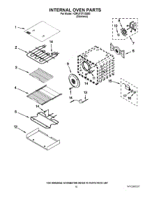07 - Internal Oven Parts parts for Kitchenaid Range KDRU707VSS00 from AppliancePartsPros.com