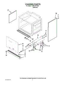 03 - Chassis Parts parts for Whirlpool Range YKDRU767VS00 from AppliancePartsPros.com