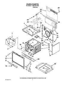 05 - Oven Parts parts for Whirlpool Range YKDRU767VS00 from AppliancePartsPros.com
