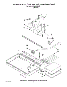 02 - Burner Box, Gas Valves, And Switches parts for Kitchenaid Range KDRU763VSS00 from AppliancePartsPros.com