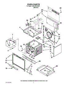 03 - Oven Parts parts for Kitchenaid Range KDRU763VSS00 from AppliancePartsPros.com