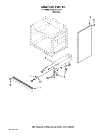 04 - Chassis Parts parts for Kitchenaid Range KDRU763VSS00 from AppliancePartsPros.com