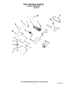 05 - Top Venting Parts parts for Kitchenaid Range KDRU763VSS00 from AppliancePartsPros.com