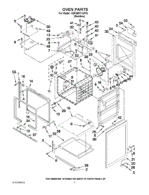 02 - Oven Parts parts for Kitchenaid Range KDRS807XSP00 from AppliancePartsPros.com