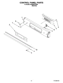 09 - Control Panel Parts, Optional Parts (Not Included) parts for Kitchenaid Range KDRS807SSS03 from AppliancePartsPros.com
