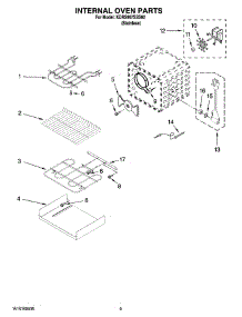 06 - Internal Oven Parts parts for Kitchenaid Range KDRS807SSS02 from AppliancePartsPros.com