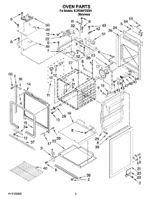 02 - Oven Parts parts for Kitchenaid Range KDRS807SSS01 from AppliancePartsPros.com