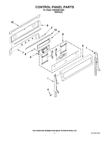 02 - Control Panel Parts parts for Kitchenaid Range KDRS505XSS00 from AppliancePartsPros.com