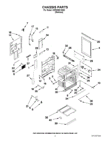 04 - Chassis Parts parts for Kitchenaid Range KDRS505XSS00 from AppliancePartsPros.com