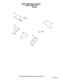 05 - Top Venting Parts parts for Kitchenaid Range KDSS907XSP00 from AppliancePartsPros.com