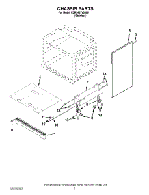 04 - Chassis Parts parts for Kitchenaid Range KDRS407VSS00 from AppliancePartsPros.com