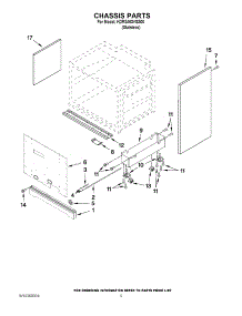 03 - Chassis Parts parts for Kitchenaid Range KDRS463VSS00 from AppliancePartsPros.com