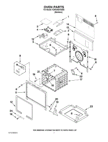05 - Oven Parts parts for Kitchenaid Range KDRS463VSS00 from AppliancePartsPros.com