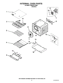 07 - Internal Oven Parts parts for Kitchenaid Range KDRS407VSS00 from AppliancePartsPros.com