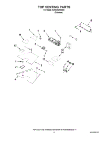 04 - Top Venting Parts parts for Kitchenaid Range KDRS462VSS00 from AppliancePartsPros.com