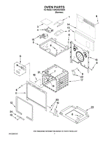 05 - Oven Parts parts for Kitchenaid Range KDRS462VSS00 from AppliancePartsPros.com