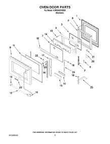06 - Oven Door Parts parts for Kitchenaid Range KDRS462VSS00 from AppliancePartsPros.com