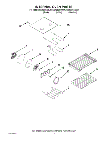 06 - Internal Oven Parts parts for Kitchenaid Range KERS505XSS00 from AppliancePartsPros.com