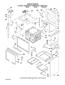02 - Oven Parts parts for Kitchenaid Range KGRS807SWH02 from AppliancePartsPros.com