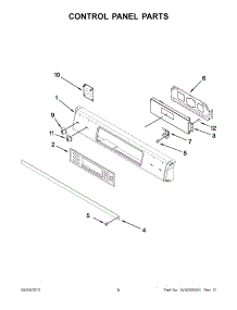 04 - Control Panel Parts parts for Kitchenaid Range KGSS907SWH02 from AppliancePartsPros.com