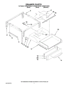 04 - Drawer Parts parts for Kitchenaid Range KGRS807SSS02 from AppliancePartsPros.com