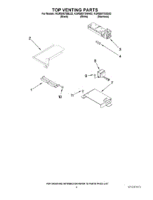 05 - Top Venting Parts parts for Kitchenaid Range KGRS807SSS02 from AppliancePartsPros.com