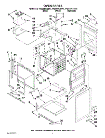 02 - Oven Parts parts for Whirlpool Range YKESS907SP03 from AppliancePartsPros.com